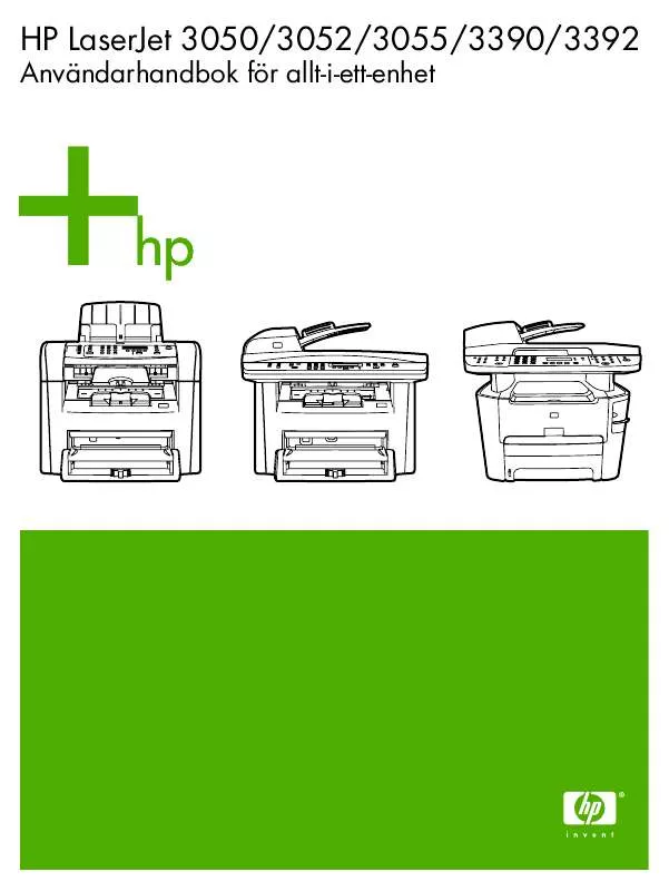 Mode d'emploi HP LASERJET 3052 ALL-IN-ONE