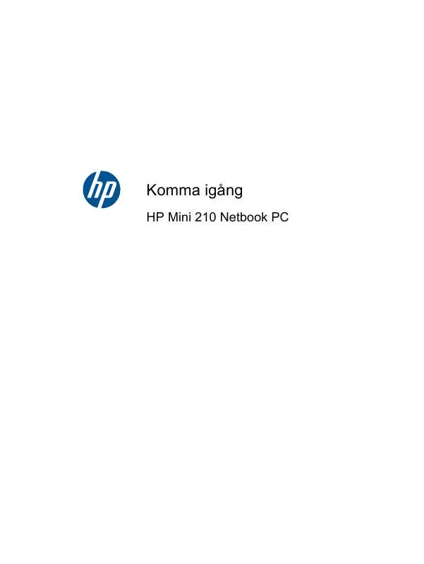 Mode d'emploi HP MINI 210-2003SA