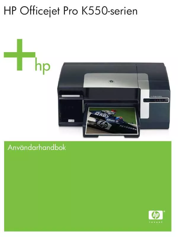 Mode d'emploi HP OFFICEJET PRO K550