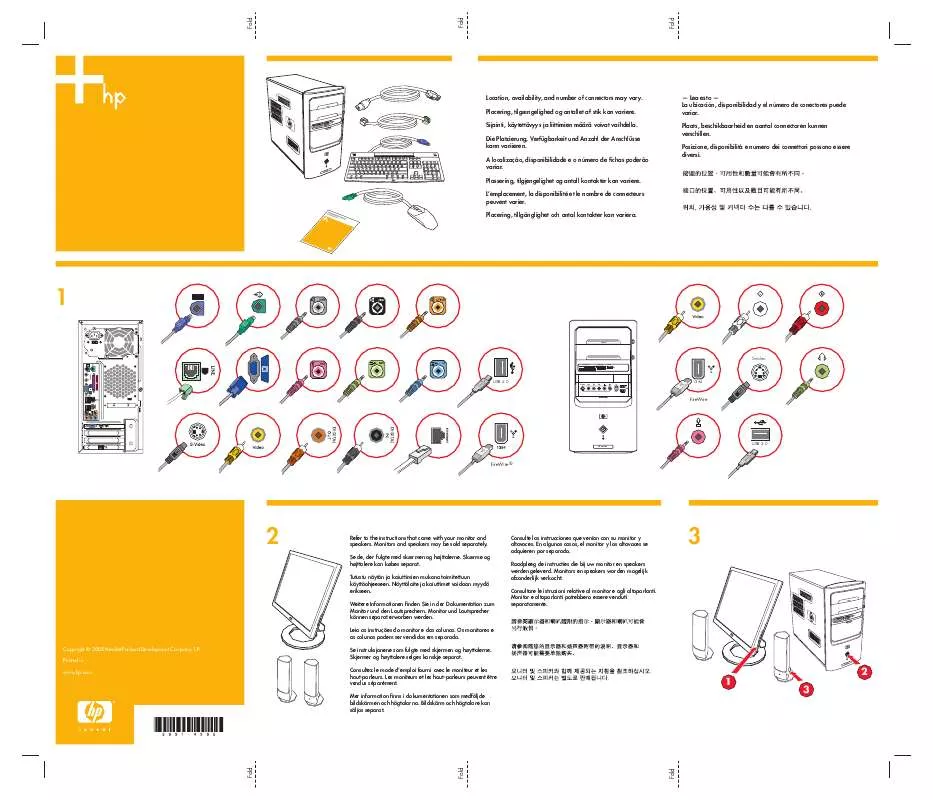 Mode d'emploi HP PAVILION A1215