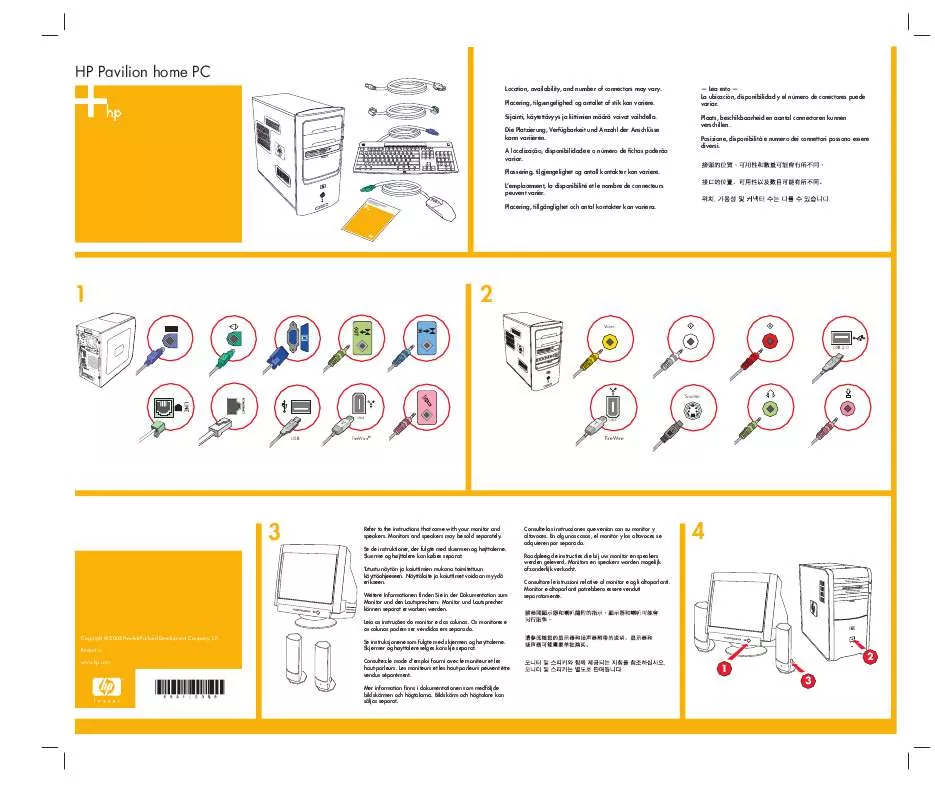 Mode d'emploi HP PAVILION T3065