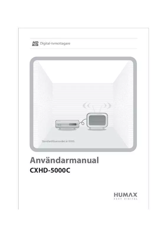 Mode d'emploi HUMAX CXHD-5000C