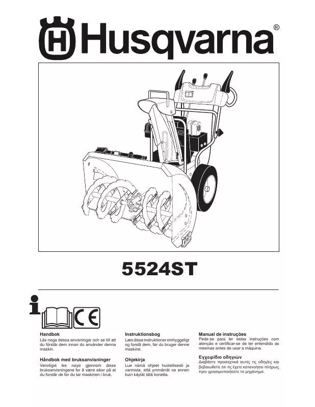 Mode d'emploi HUSQVARNA 5524 ST