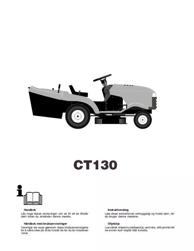 Mode d'emploi HUSQVARNA CT130