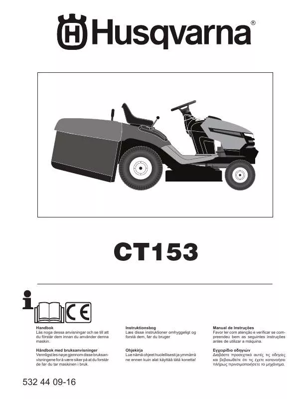 Mode d'emploi HUSQVARNA CT153