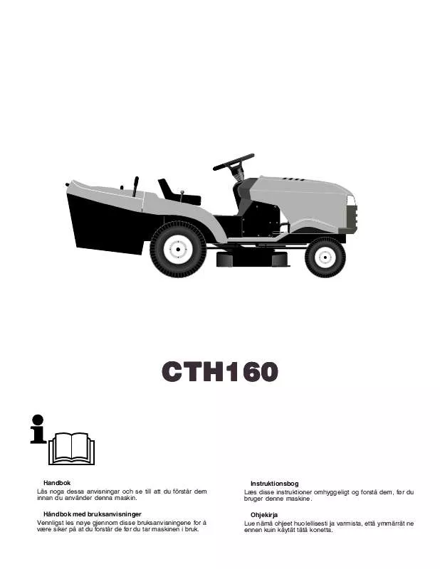 Mode d'emploi HUSQVARNA CTH160