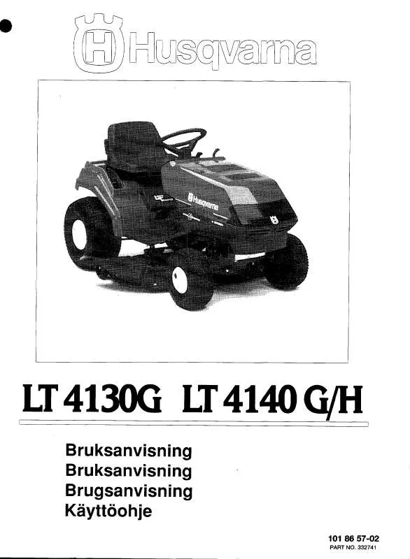 Mode d'emploi HUSQVARNA LT4140G