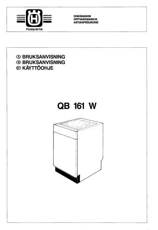 Mode d'emploi HUSQVARNA QB161W