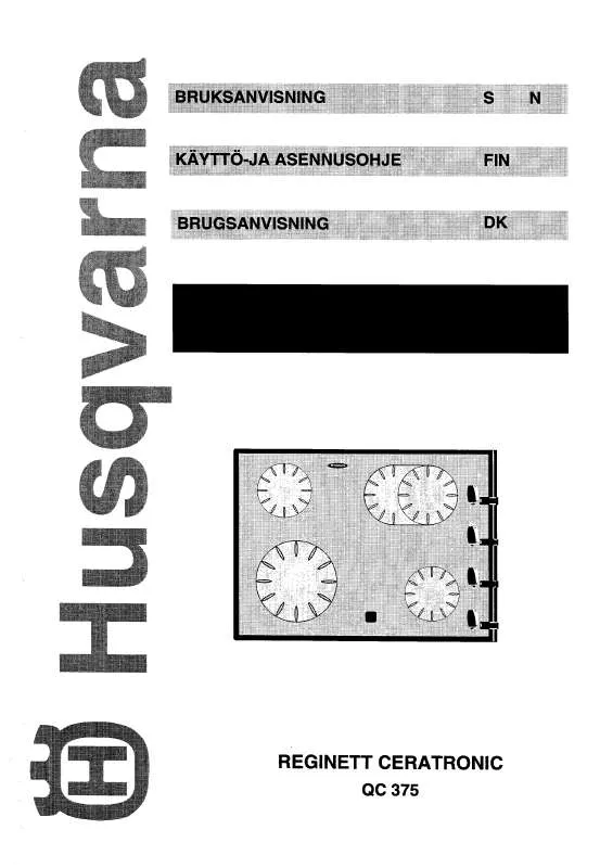 Mode d'emploi HUSQVARNA QC375