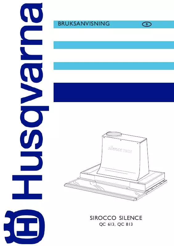 Mode d'emploi HUSQVARNA QC813I