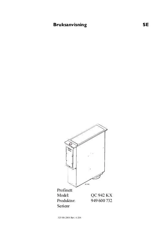 Mode d'emploi HUSQVARNA QC942KX