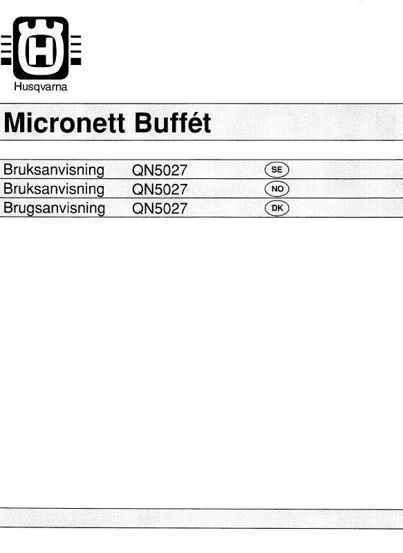 Mode d'emploi HUSQVARNA QN5027