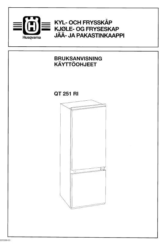 Mode d'emploi HUSQVARNA QT251RI