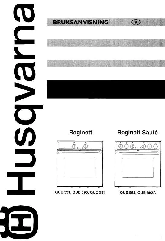 Mode d'emploi HUSQVARNA QUB692A