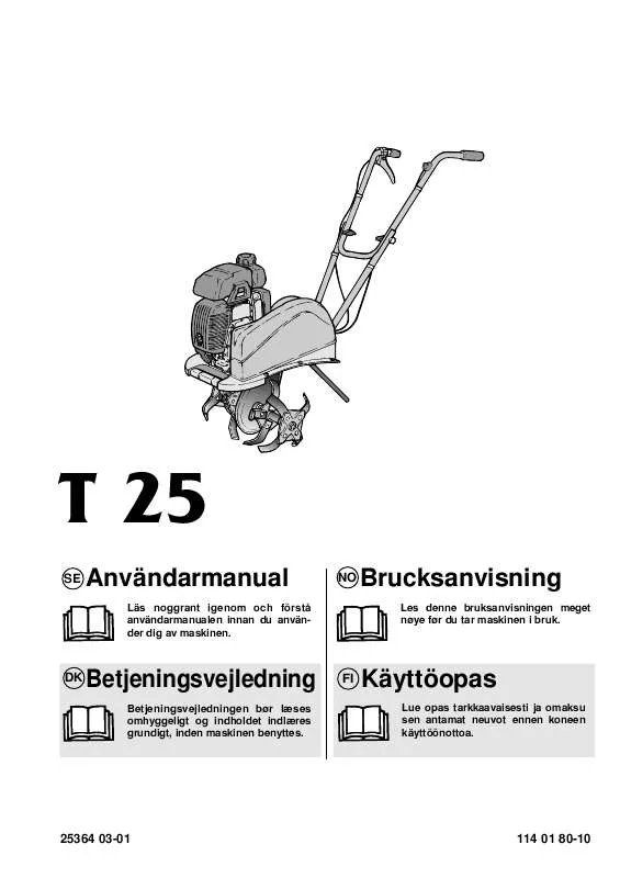 Mode d'emploi HUSQVARNA T25