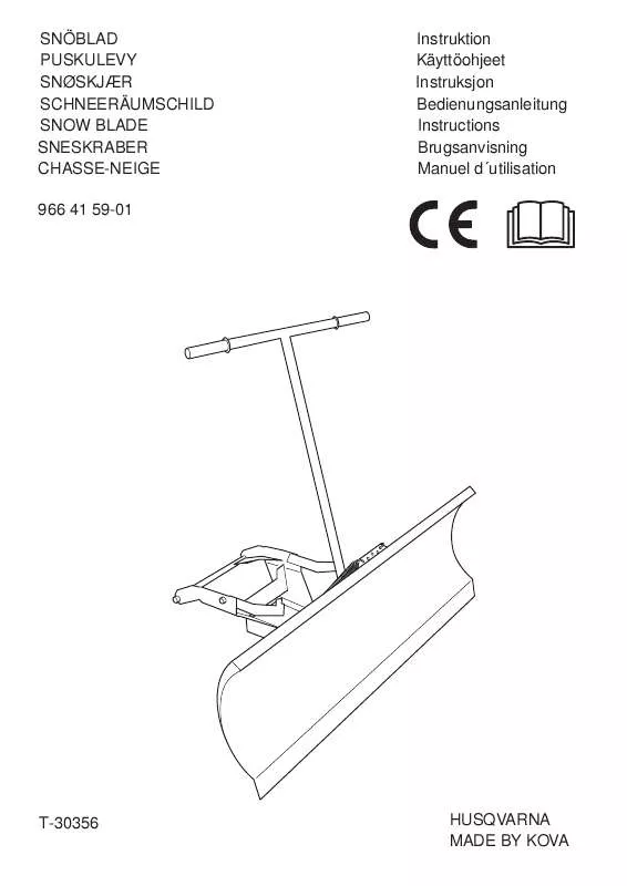 Mode d'emploi HUSQVARNA T30356