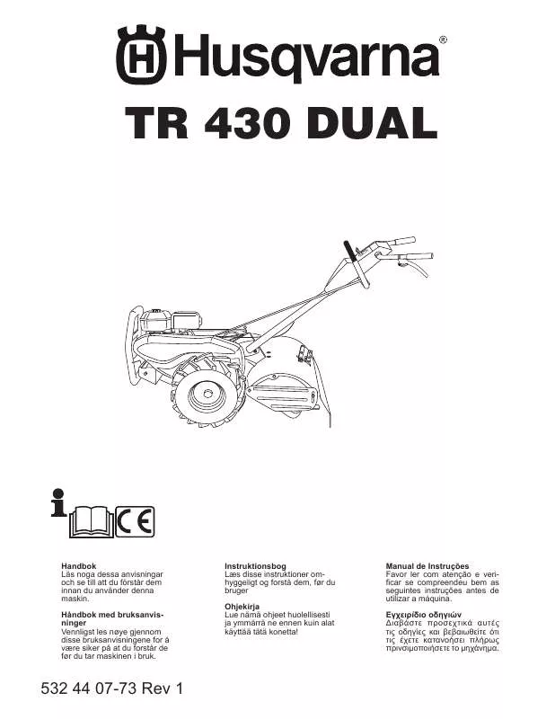 Mode d'emploi HUSQVARNA TR 430 DUAL