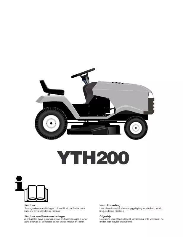 Mode d'emploi HUSQVARNA YTH 200