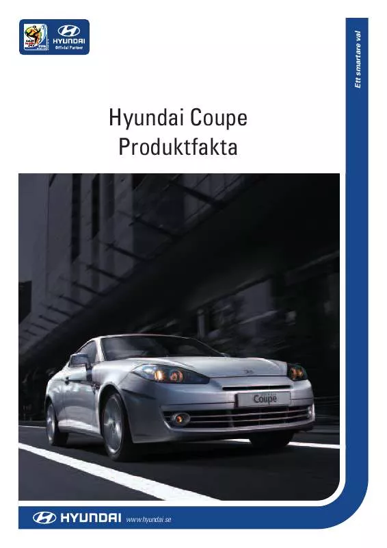 Mode d'emploi HYUNDAI COUPE