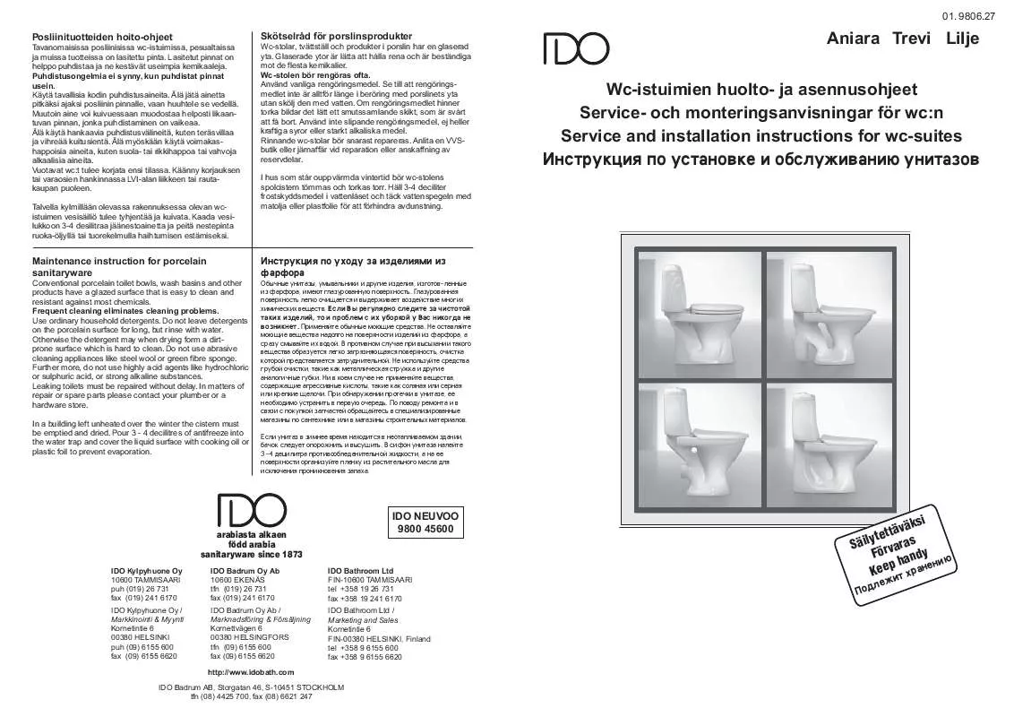 Mode d'emploi IDO STOPNOIS III LILJE