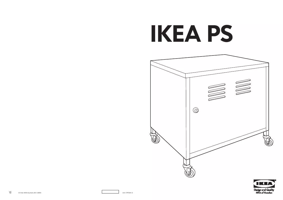 Mode d'emploi IKEA PS SKÅP MED HJUL 60X50 CM