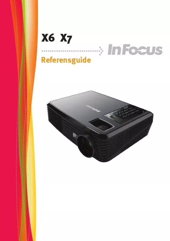 Mode d'emploi INFOCUS X6