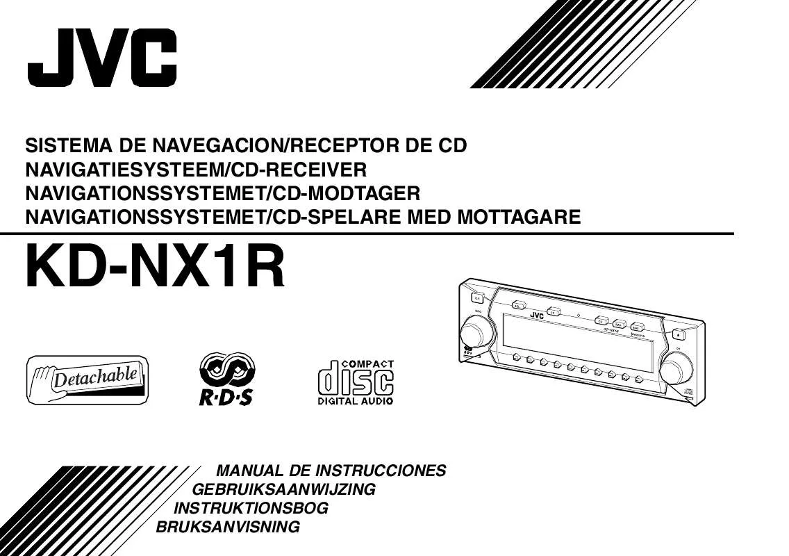 Mode d'emploi JVC KD-NX1R