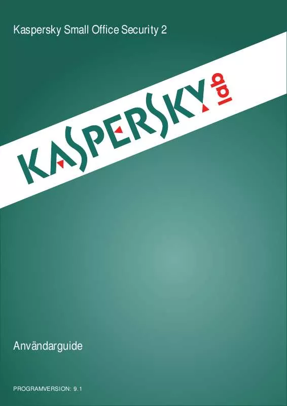 Mode d'emploi KASPERSKY SMALL OFFICE SECURITY 2