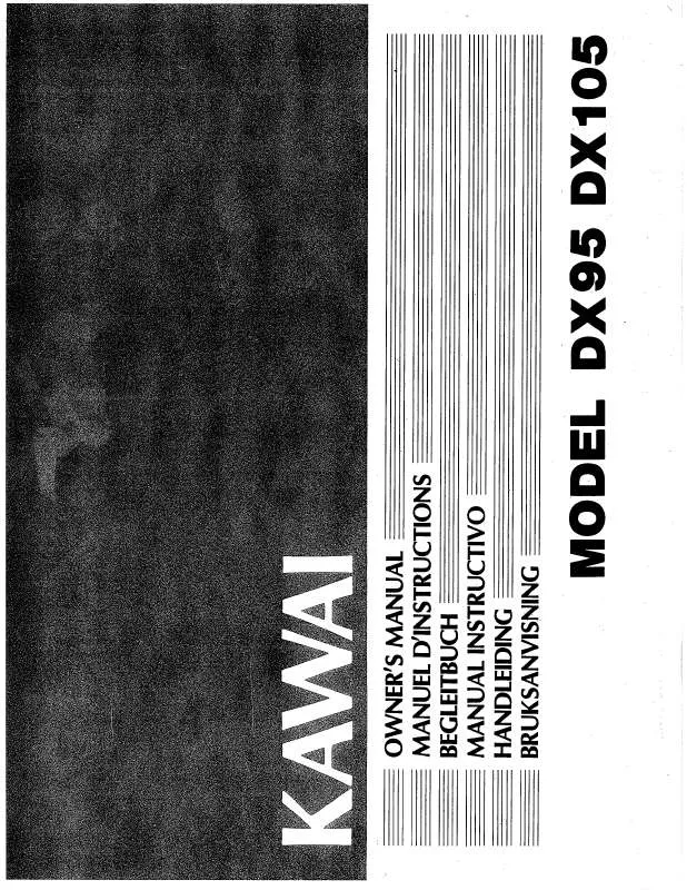 Mode d'emploi KAWAI DX95