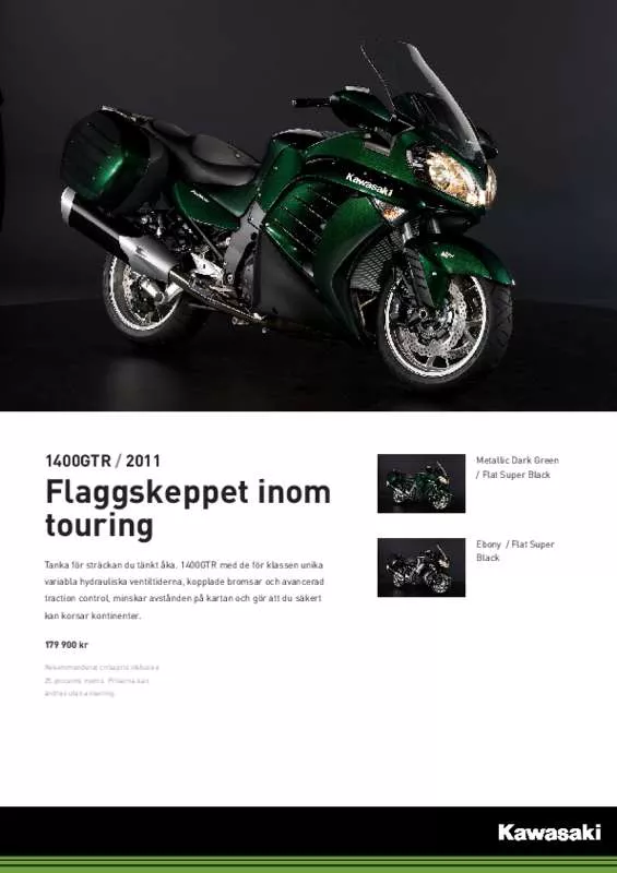 Mode d'emploi KAWASAKI 1400 GTR