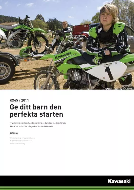 Mode d'emploi KAWASAKI KX 65