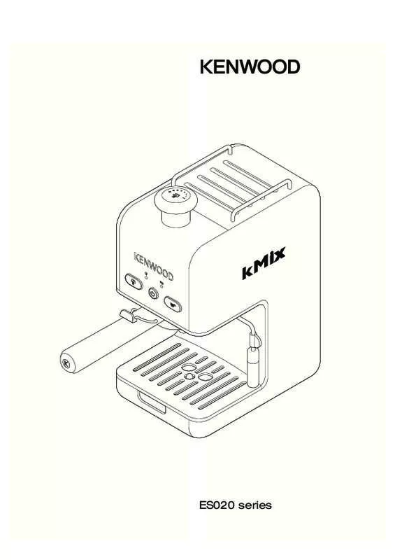 Mode d'emploi KENWOOD ES020 KMIX BLANC