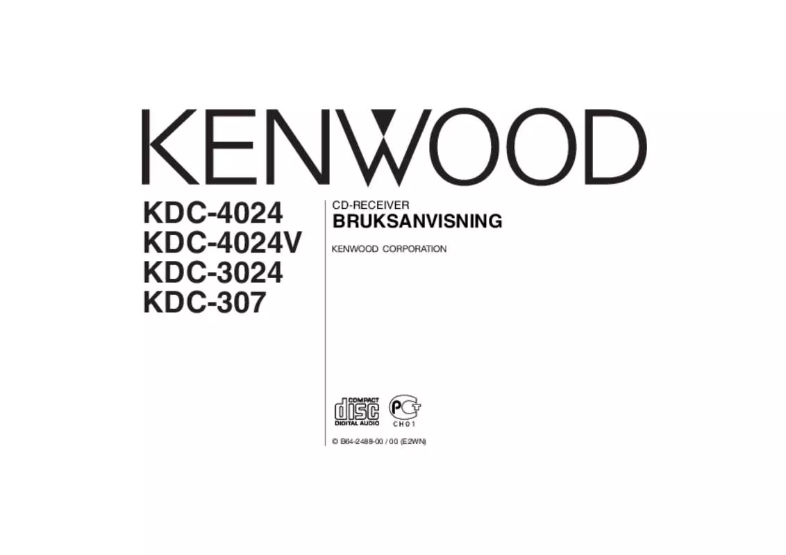 Mode d'emploi KENWOOD KDC-4024