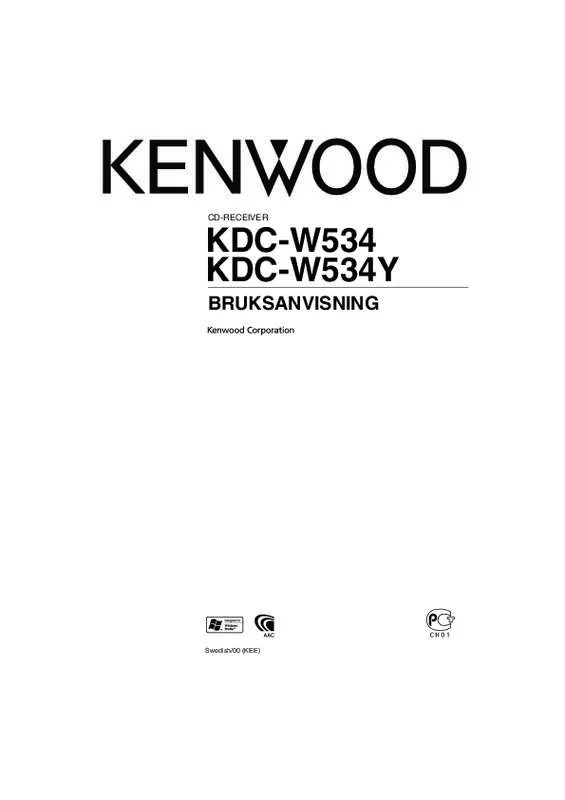 Mode d'emploi KENWOOD KDC-W534Y