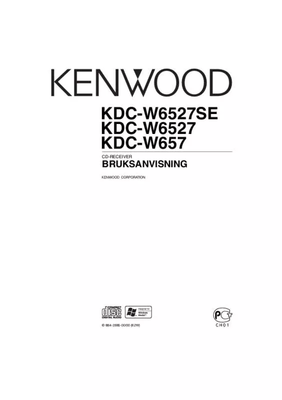 Mode d'emploi KENWOOD KDC-W657