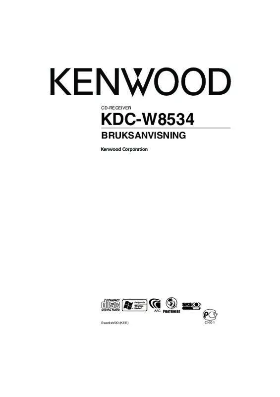 Mode d'emploi KENWOOD KDC-W8534