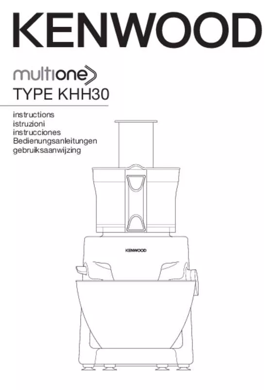 Mode d'emploi KENWOOD MULTIONE KHH326WH