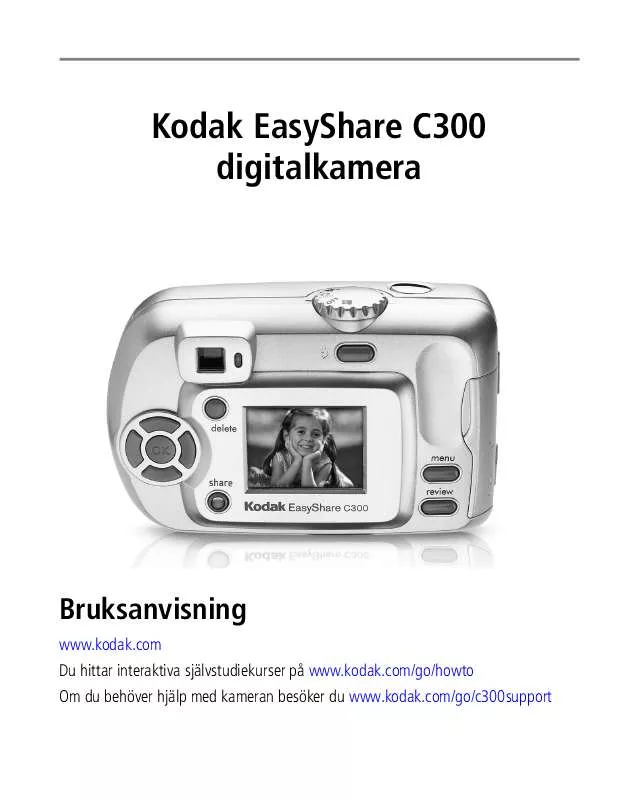 Mode d'emploi KODAK EASYSHARE C300