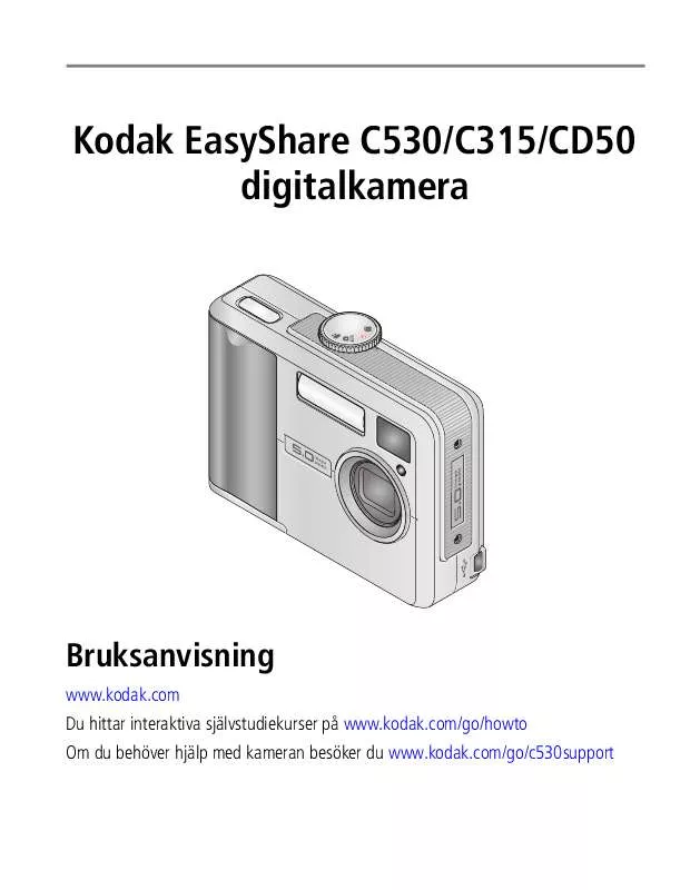 Mode d'emploi KODAK EASYSHARE C315