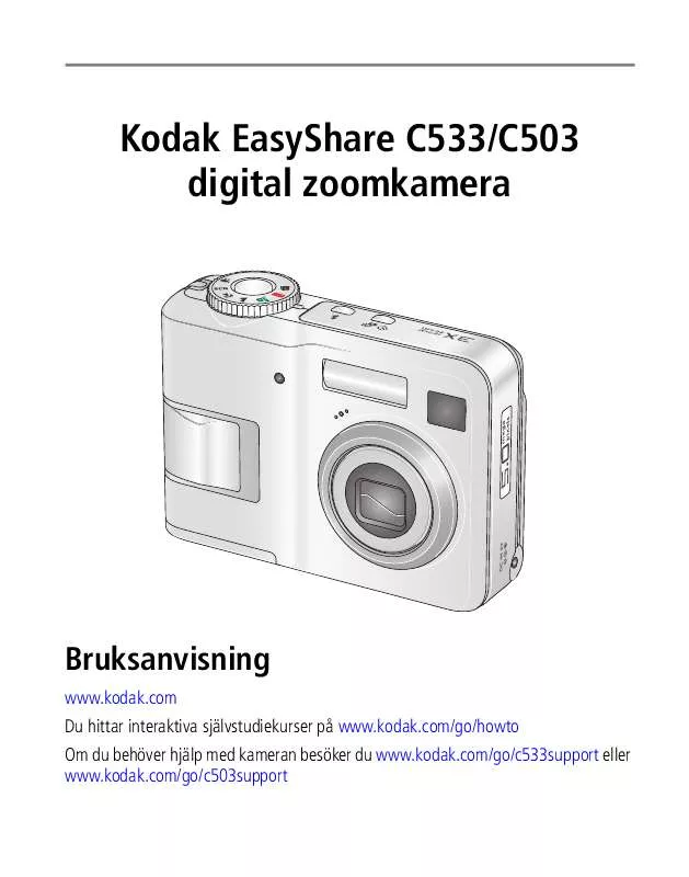 Mode d'emploi KODAK EASYSHARE C503