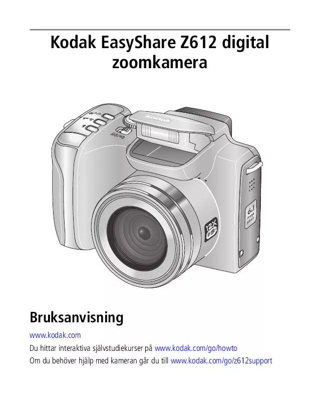 Mode d'emploi KODAK EASYSHARE Z612