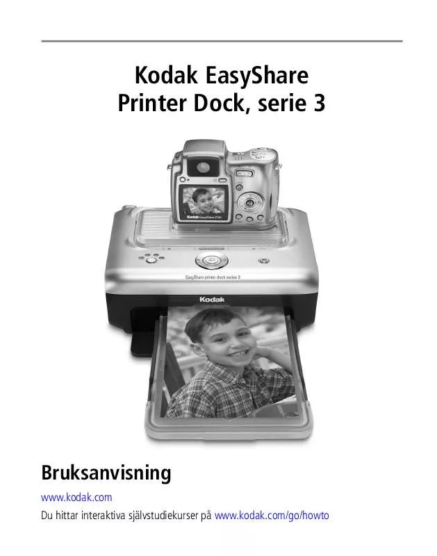 Mode d'emploi KODAK PRINTER DOCK 3