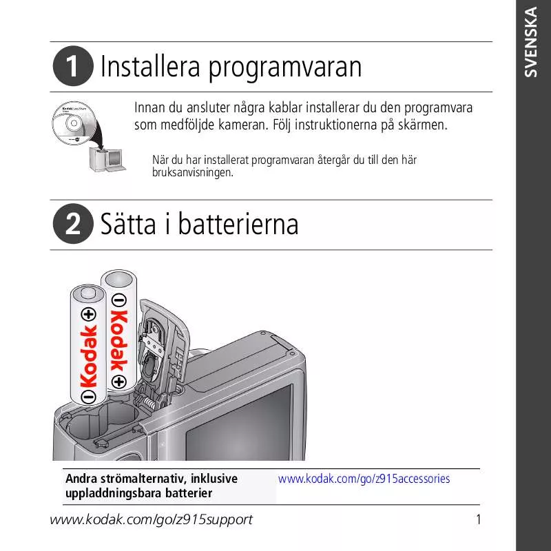 Mode d'emploi KODAK Z915