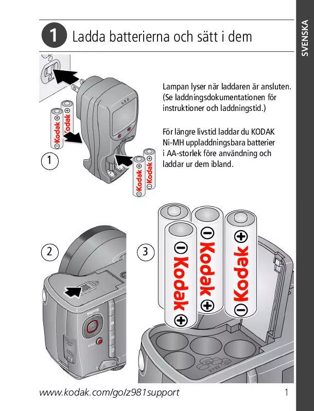 Mode d'emploi KODAK Z981