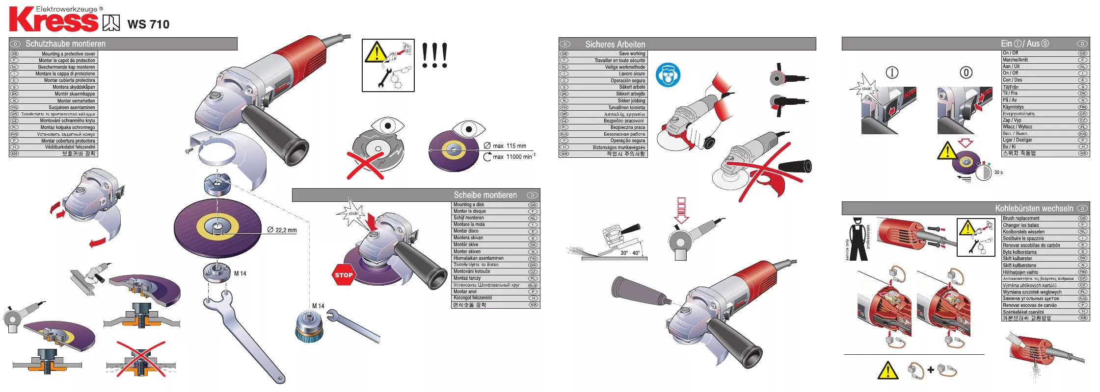 Mode d'emploi KRESS 710 WS