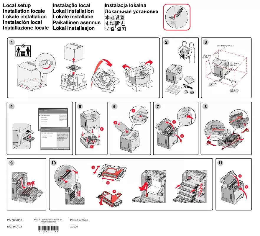 Mode d'emploi LEXMARK C520