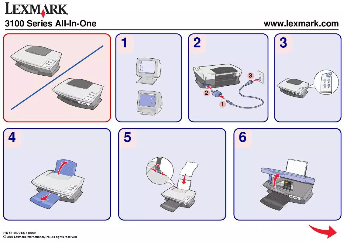 Mode d'emploi LEXMARK P3150