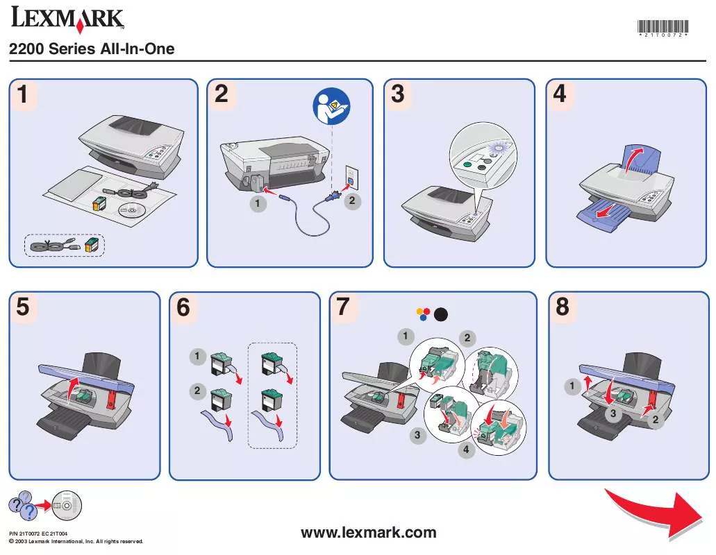 Mode d'emploi LEXMARK X2250