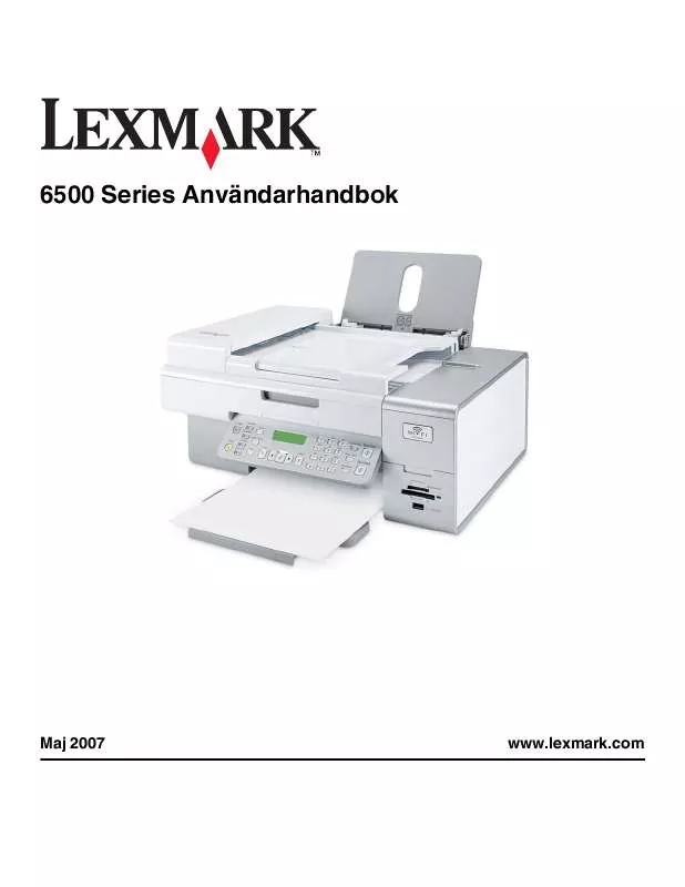 Mode d'emploi LEXMARK X6575