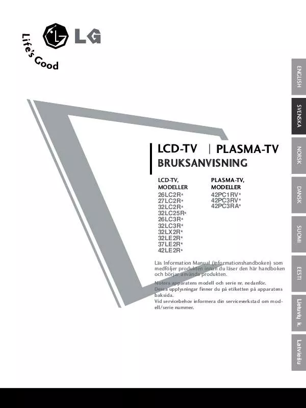 Mode d'emploi LG 27LC2R